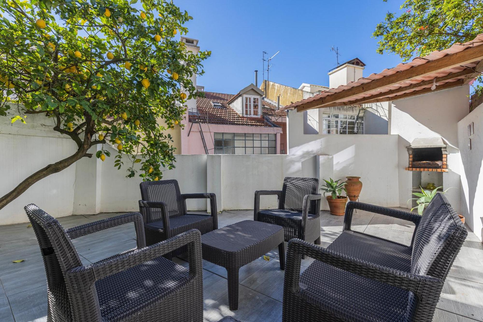 Apartamento Moderno Com Terraco Lizbona Zewnętrze zdjęcie
